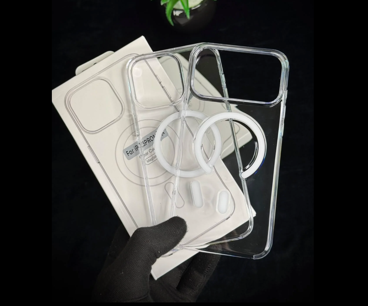MagSafe Crystal Clear Case for iPhone – Slim Transparent Protective Cover