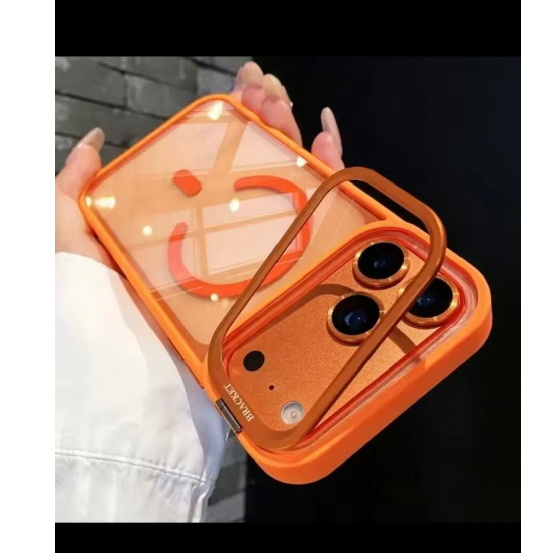 MagSafe Armor Clear Orange Case — photo 1