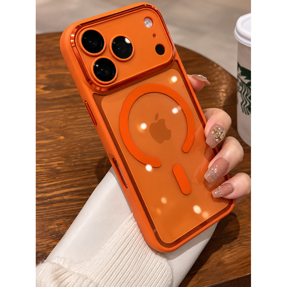 MagSafe Armor Clear Orange Case — photo 3